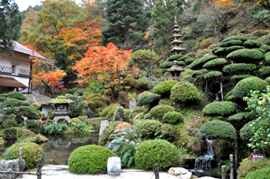 糸原記念館庭園の紅葉