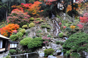 可部屋集成館庭園の紅葉